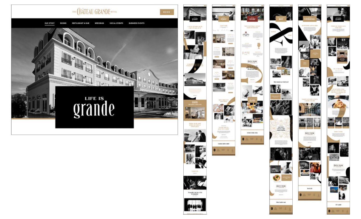 CGH interactive web overview Chateau Grande Interactive Web Overview